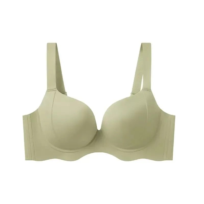 Large Size Underwear for Women with Breathable Large Breasts Small Strapless Bra Without Steel Rings Adjustable Anti-sagging Bra