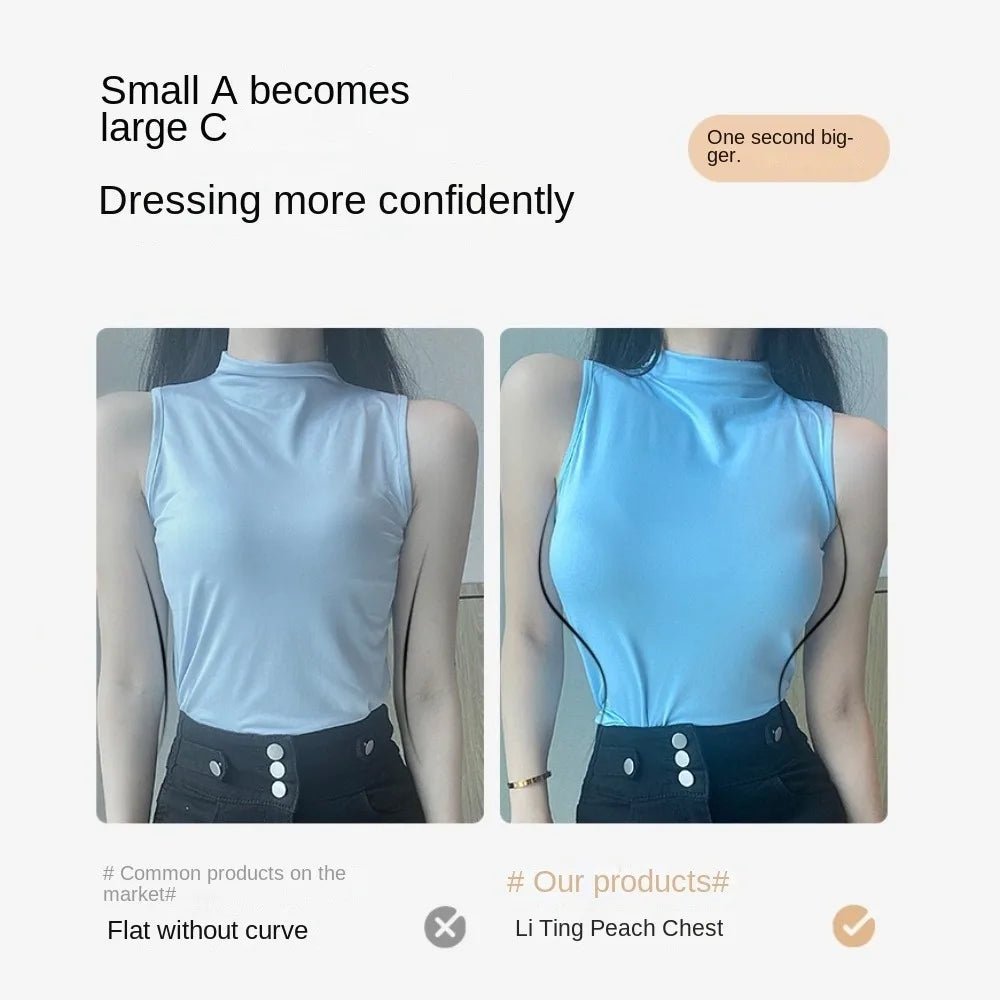 English Letter Wireless Deep V Bra Shockproof Anti-sagging Push Up Underwear Close-fitting Gathered Breasts Seamless Bras Sport