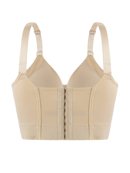 Western sizes of underwear  with steel rims, gathered together to prevent sagging, sporty and beautiful back, deep V-bra