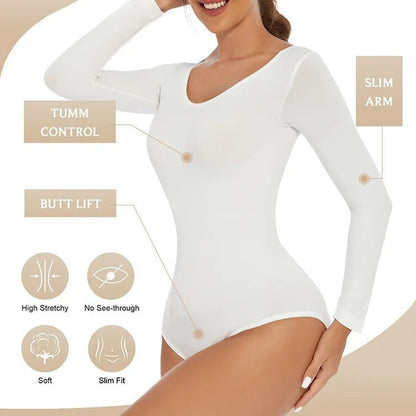Sexy Women's Clothing Autumn/winter Long Sleeve Shapewear Tummy Control Bodycon Dress