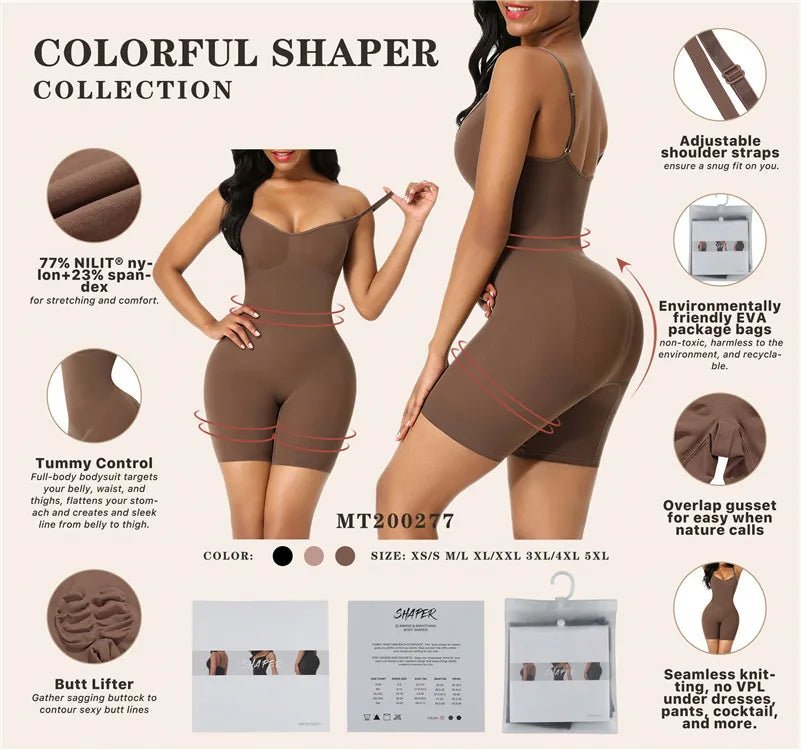 Shapewear Bodysuit Push Up Corset Waist Trainer Trimmer Butt Lifter Bodysuit Slimming Shapewear Tummy Control Underwear