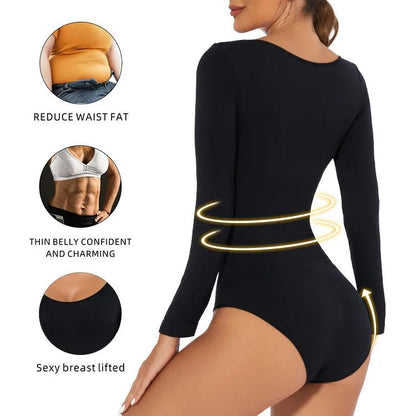 Sexy Women's Clothing Autumn/winter Long Sleeve Shapewear Tummy Control Bodycon Dress