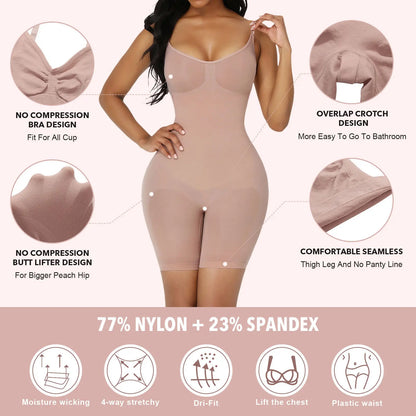 Shapewear Bodysuit Push Up Corset Waist Trainer Trimmer Butt Lifter Bodysuit Slimming Shapewear Tummy Control Underwear