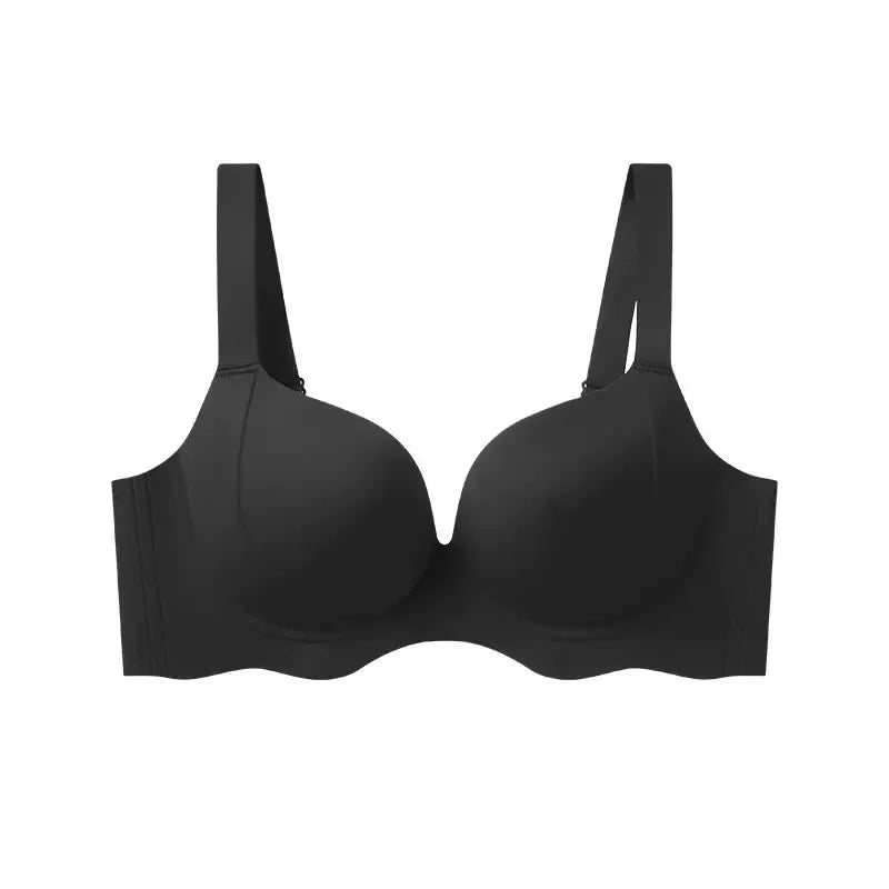 Large Size Underwear for Women with Breathable Large Breasts Small Strapless Bra Without Steel Rings Adjustable Anti-sagging Bra