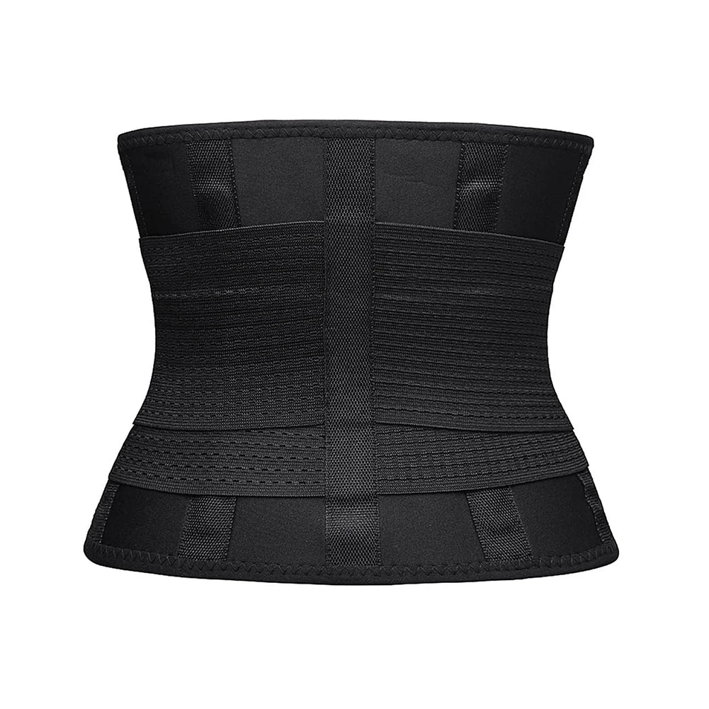 Unisex Black Postpartum Belly Band Casual Four Seasons Adult Waist Cincher Trimmer with Sticker for Women Body Shaper