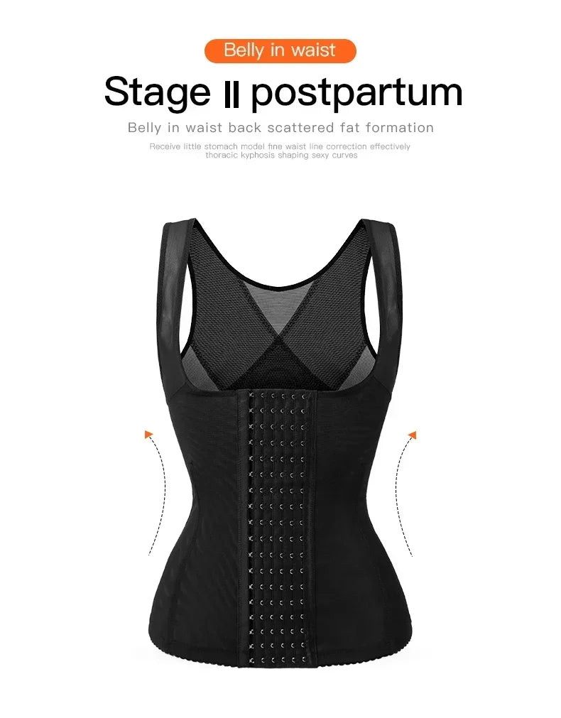 Waist Corset Postpartum Sheath Tummy Top Trainers Shapewear Women Slimming Sheath Woman Flat Belly Waist Trainer Body Shaper