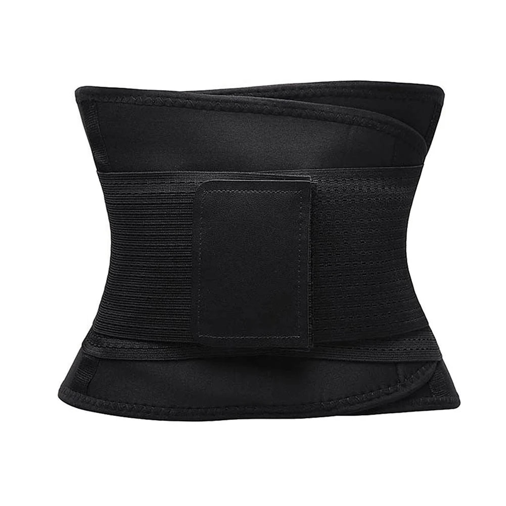 Unisex Black Postpartum Belly Band Casual Four Seasons Adult Waist Cincher Trimmer with Sticker for Women Body Shaper