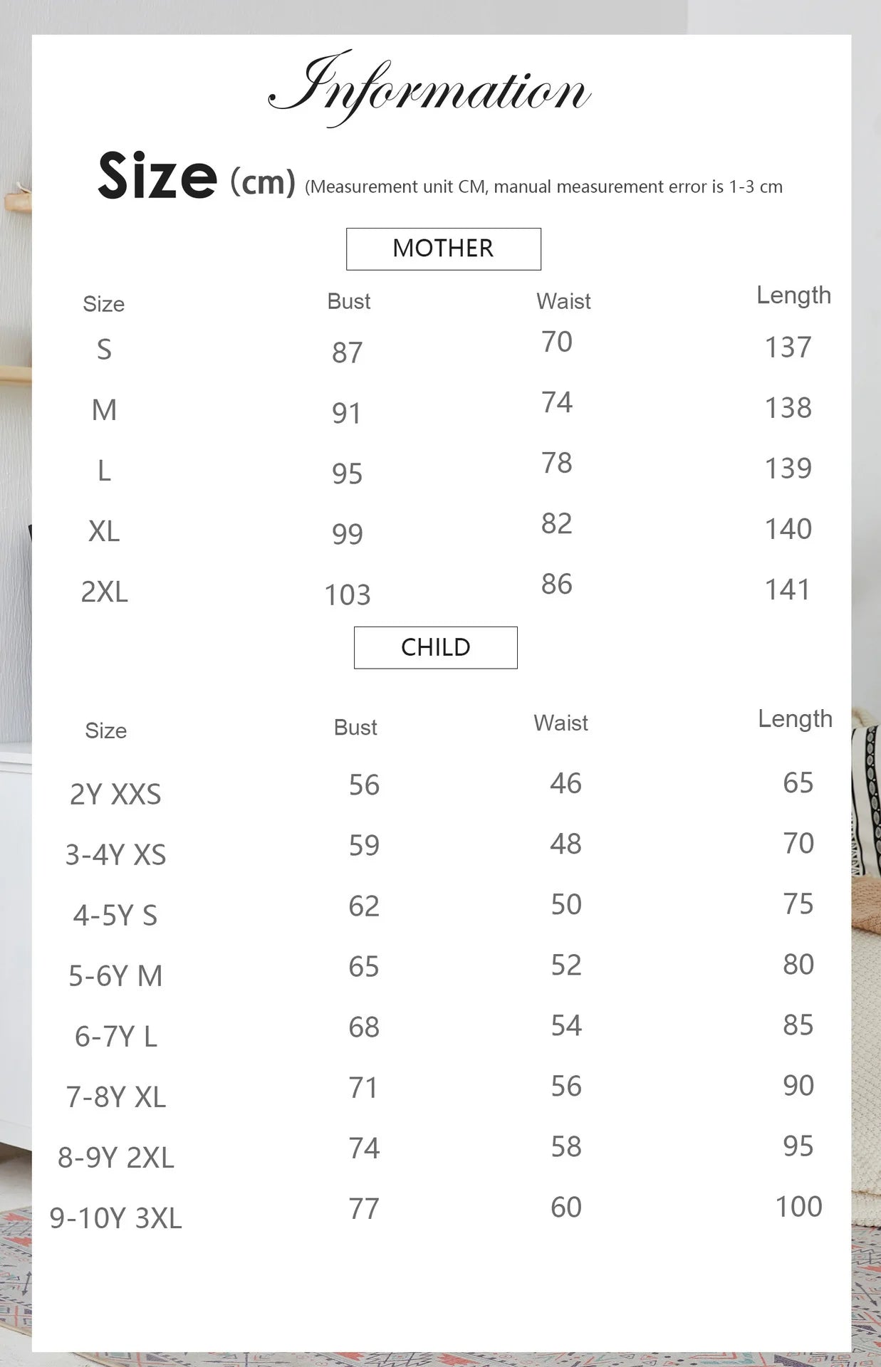 Mother Daughter Matching Dresses Family Sets Mother's Day Gift Summer Beach Mommy And Me Family Matching Mother Daughter Dress