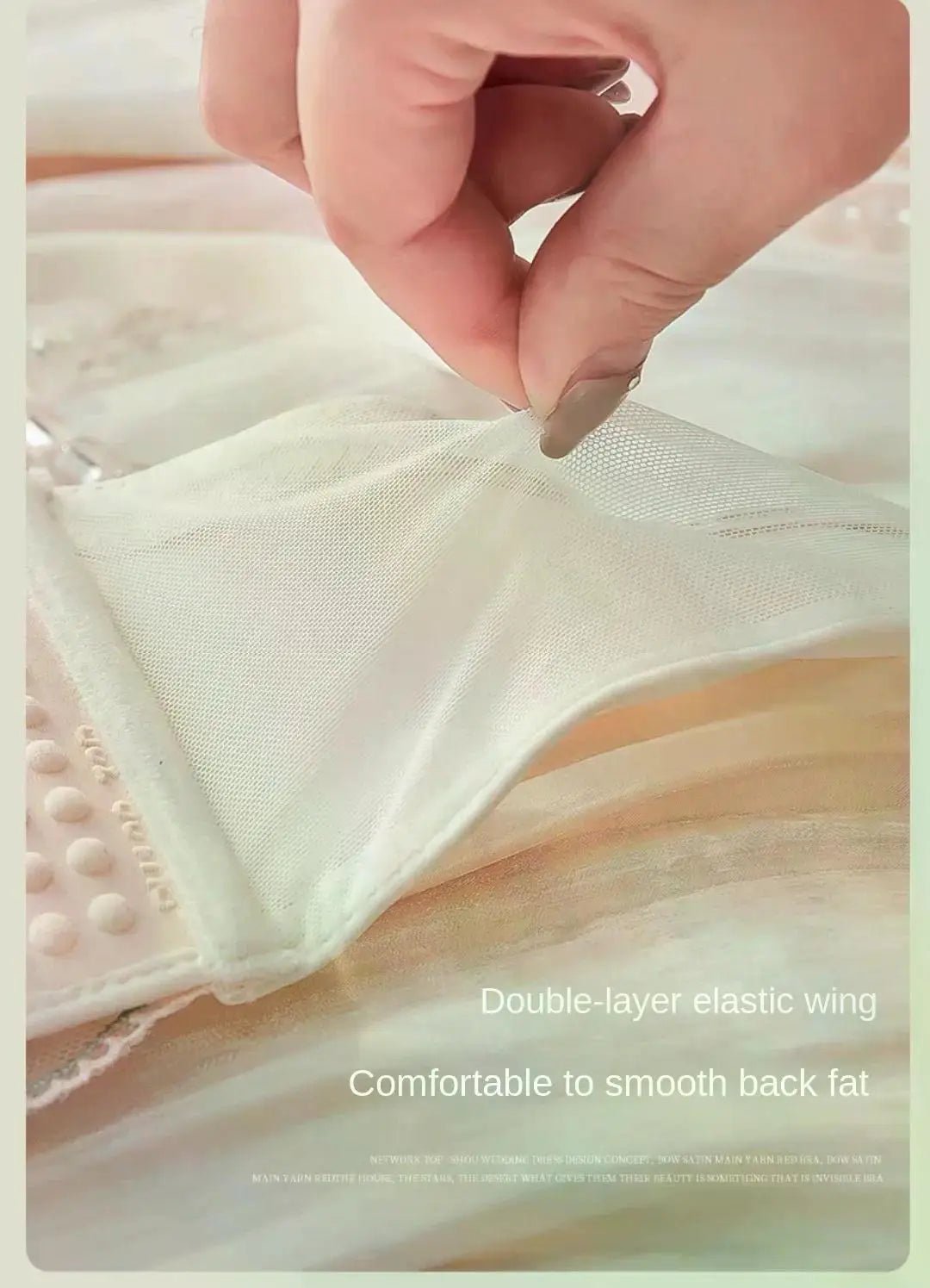 Small Breasts Gathered Women's Underwear Flat Chest Collection Side Breast Anti-sagging No Steel Ring Embossed Women's Bra